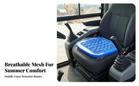 Easy Installation Summer Cooling Seat Pad Non-Slip Breathable Car Seat Cushion Wear-Resistant for Truck Drivers, Van, Forklift