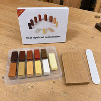 11 Pieces Wood Floor Repair Sealant Set Letter Marked Floor Repair Sealant