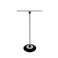 Movable Stainless Steel Wig Stand for Hair Styling and Storage