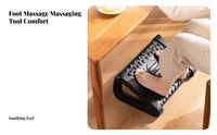 Non-Slip Adjustable beneath-desk Foot footrest Massage Texture Surface Adjustable Foot footrest for Office Workers, People with Sedentary regular routines, Students, Home, Living Room