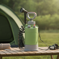 Portable Manual Backpack Sprayer Handheld Backpack Sprayer with Coiled Hose Versatile Sturdy for Campers, Camping
