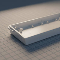 H60 Keyboard Frame CNC Machined 60% Keyboard Case Long-Lasting Construction Spray Coated Finish for Players, Gaming Setup