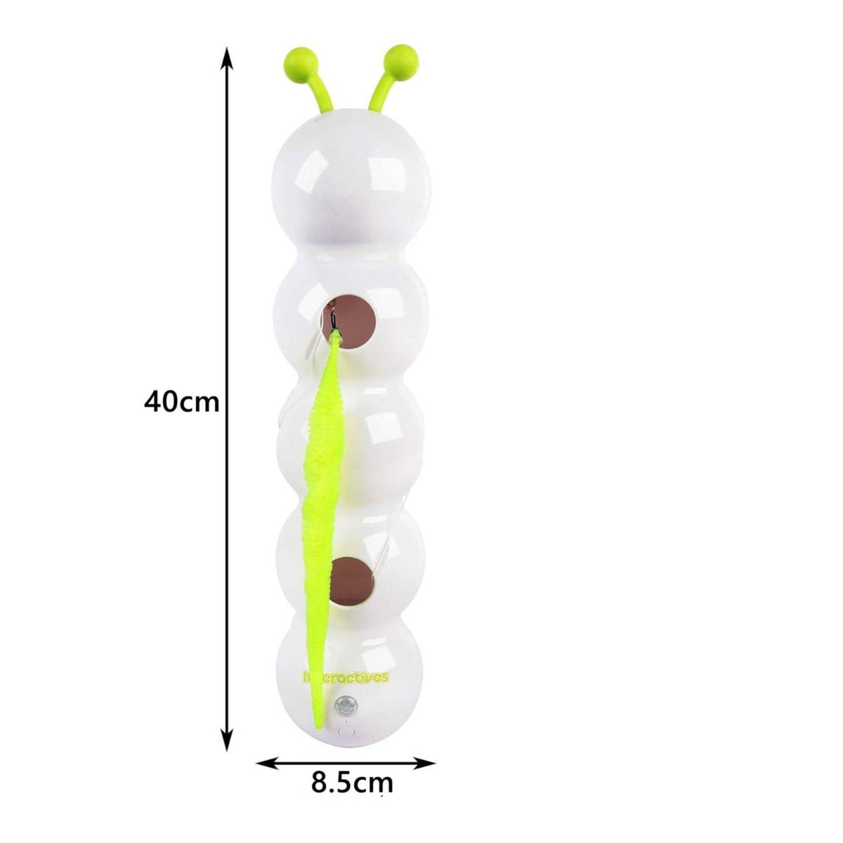 Mimics Genuine Prey Feline Whack-a-Rodent Toy Relieves Boredom Interactive Worm Feline Toy Suction Cup Mount for Cats, Kittens, Indoor