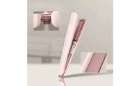 Wide Plate Steam Hair Straightener Frizz-Control Steam Flat Iron Ionic Appliance Auto Shut-off for Home Styling