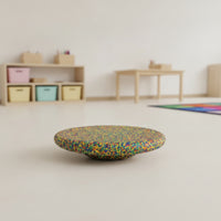 Flower-Shaped Balance Stepping Stone Textured Stepping Stone with Domed Top Molded Toy Set Lightweight for Children, Toddlers
