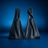 Sandblasting Gloves Smooth-Finish Sandblaster Gloves Heavy-Duty Safeguarding for Sandblasters