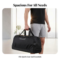 Shoe Compartment Athletic Duffel Wet and Dry Separation Gym Duffel Bag Waterproof Luggage for Journeyers, Athletes, Workout, Weekend Trips, Commuting