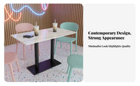 Minimalist Design Dining Booth Set Long-Lasting Construction Cafe Furniture Easy to Clean Restaurant Seating Scratch-Resistant Tabletop for Interior Designers, Business Owners, Milk Tea Shops, Restaurants, Cafes, Lounge Areas