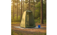 Portable Privacy Tent Windowed Camping Privacy Shelter Green Foldable Carrying Bag Portable Shower Tent for Washing