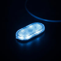 Rechargeable Puck Light Adhesive-Backed Touch Light Adhesive Compact for Drivers, Readers, Car, Closet, Bedroom