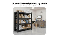 Heavy Duty Storage Rack Stable and Warehouse Goods Rack 2400 Load Capacity Multi-Layer Metal Shelf for Workshop, Basement, Pantry