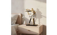Ballet Statue with Base Elegant Ballet Sculpture Ballerina Figurine Decorative Ballerina Statue Well-Balanced for Ballerinas