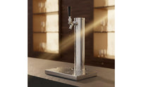Stainless Steel Beverage Dispenser Unit Polished Metal Beverage Dispenser Unit Perforated