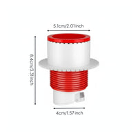 Sewer Pipe Seal Universal Fit Anti-Smell Stopper Plug High Drainage Rate Floor Drain Backflow Preventer for Balcony, Lavatory