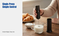 220V Rechargeable Whisk Beater, Electric Hand Blender, Milk Frother, Compact Kitchen Appliance, High Speed, Home Use