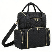 Travel-Friendly Cosmetic Organizer Bag Portable Makeup Bag with Shoulder Strap for Travelers