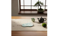 Chinese Style Tea Ceremony Tray Handcrafted Gourd Shaped Tea Serving Board Wooden Teapot Stand for Home Decor