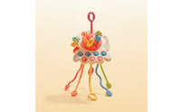 Pull-Cord Tentacle Toy Toy with Cords Flexible Baby Toy with Cords Engaging Sturdy for Toddlers