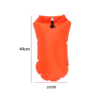 Buoyancy Support Swimming Safety Buoy with Dry Bag Waterproof Storage Tow Buoy High Visibility for Triathlon Training, Rafting, Kayaking