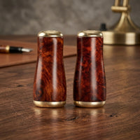 2 Pieces Fishing Reel Handle Knob Replacement Wooden Reel Knob Ergonomic Hardware for Anglers, Rotating Reels