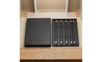 Perforated Model Painting Stand Built-in Storage Model Painting Stand Stable Support Clip Holder Board
