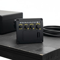 Acoustic Guitar Tone Control Tuner Easy to Install Guitar Tuner Preamp Powered Instrument Accessory for Stage, Practice