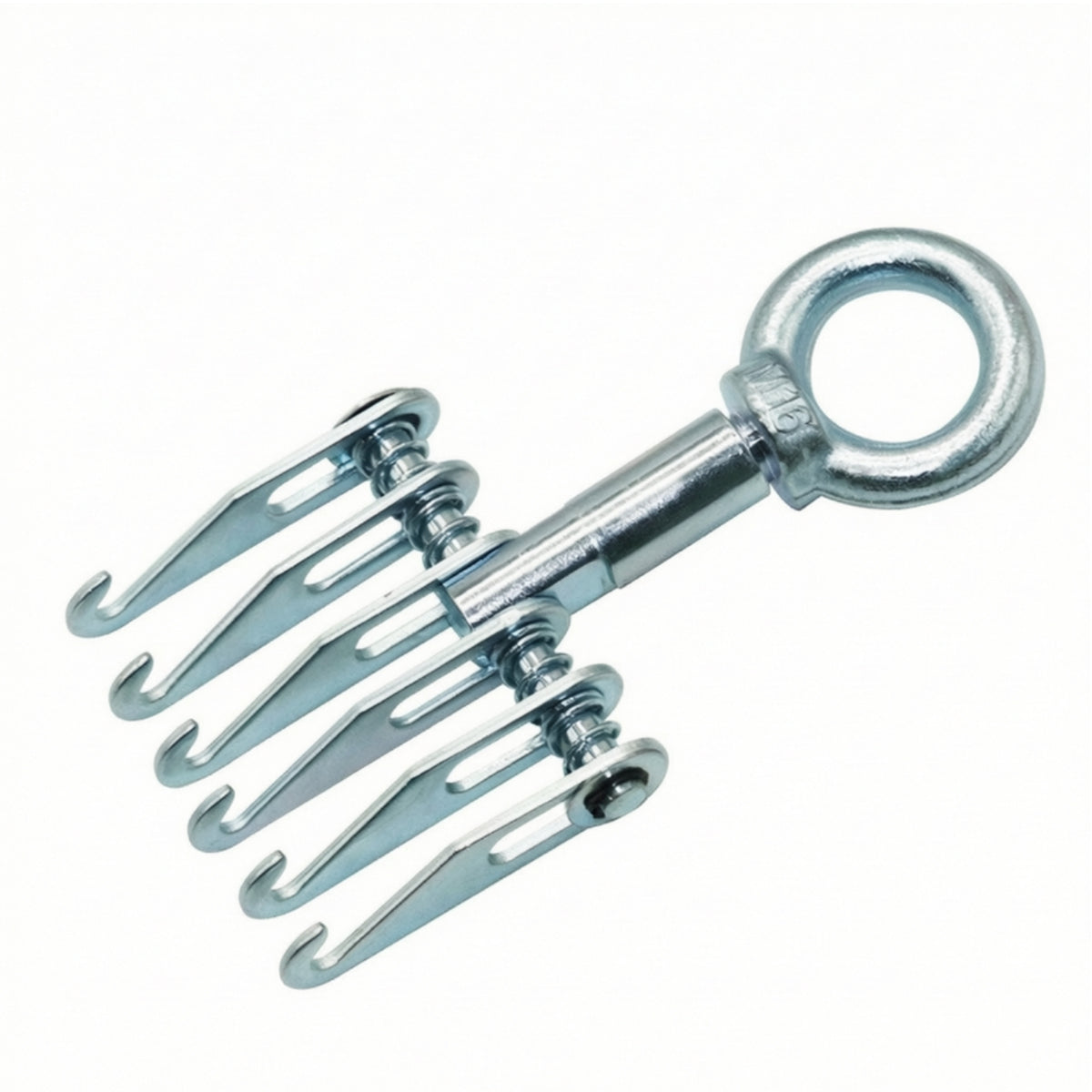 Dent Removal Puller with Six Prongs Spring-Loaded Dent Removal Repair Hook Claw Hook Multi-Prong Professional for Mechanics