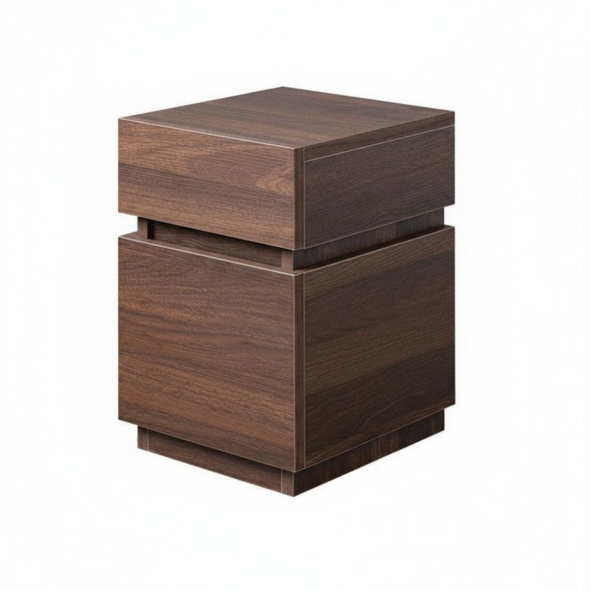 Minimalist Design Narrow Bedside Cabinet Space-Saving Narrow End Table Modern Design Nightstand Versatile for Apartment Dwellers, Homeowners, Students, Small Areas, Hallway, Entryway
