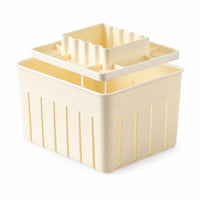 Food Grade Tofu Mold with Pressing Insert Small-Batch Tofu Maker Easy-Rinse Kitchen Tool Hasslecomplimentary for Beginners, Countertop Prep