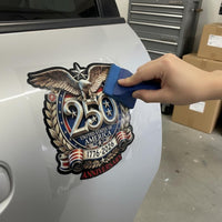 250th Anniversary Car Sticker Weatherproof the Nation 250th Anniversary Sticker 3D Effect Design Eagle Insignia Vehicle Decal for Nationalists