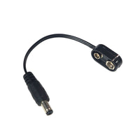 Guitar Effect Pedal 9V Battery Clip Cable, DC Male Power Supply Adapter