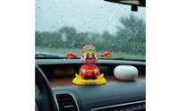 Shaking Head Car Doll Adorable Design Adorable Vehicle Dashboard Figure Adorable Design Deity of Prosperity Bobblehead for Office Desk