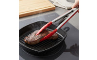 2 Pieces Non-Slip Grip Heat-Resistant Cooking Tongs Long-Lasting Stainless Steel Tongs Easy to Clean Kitchenware for Bbq, Grill, Baking