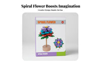 Rotating Twirling Confection Illusion Toy Soothing Visuals Spiral Twirling Confection Toy Artistic Design Rotating Wooden Art Piece for Adults