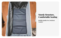 Folding Wagon Bottom Plate Thickened Board Camping Wagon Hard Base Lightweight Foldable Utility Cart Insert for Beach