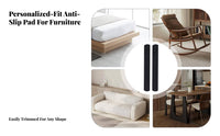 2 Pieces Non-Slip Furniture Pads Scratch Guards Against Non-Slip Sofa Leg Pads No Furniture Leg Grippers