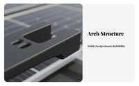 Anti-Trampling Panel Bridge Strong Load-Bearing Capacity Photovoltaic Work Surface Lightweight PV Panel Installation Frame for Rooftops, Outdoor