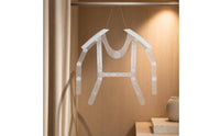 Clear Adjustable Garment Display Hanger Convertible Poseable Clothing Hanger for Photographers