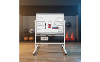 Folding Stand Board Foldable Basketball Board Sports Whiteboard Teaching Aid Long-Lasting for Training, Classroom