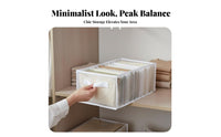 Multicompartment Clothing Box foldable Closet Organizer long-finaling Construction