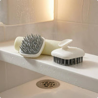 Shampoo Brush Densely Packed Hair Washing Brush Flexible Bristles Handheld Head for Shampooing