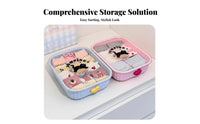 3 Pieces Compartmentalized Underwear Organizer Set Space Saving Drawer Divider With Lids Household Storage Foldable Design for Home Organizers, Students, homeowners, chest of drawers, Bedroom, Dorm Room