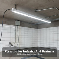 LED Tri-Resistant Light Low Temperature Resistant Water Resistant Tube Light Dust Resistant Linear Workshop Lamp for Contr Alternating Current Tors