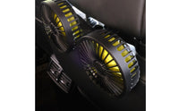 Adjustable Two-headedHead Car Fan Compact Car Seat Fan Energy-Saving Long-Lasting for Passengers
