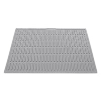 Silicone Cat Litter Mat Non-Slip Litter Mat with Grooved Surface Flexible Foldable for Cats