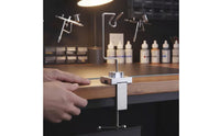 Clamp-on Paint Spraying Instrument Rack Sturdy Construction Clamp-on Paint Spraying Instrument Holder Adjustable Angle for Crafters, Artists, Studio