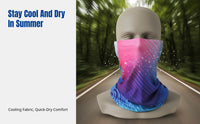 Cooling Ice Silk Cycling Headscarf, Outdoor Sports Headband, Summer Quick-Dry Sun Protection Neck Face Covering