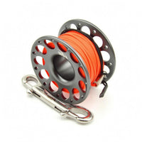 doubleDisc Diving Finger Spool Reel Perforated Finger Spool Reel Metal Snap Hook Outdoor Gear