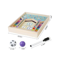 Educational Number Decomposition Board Interactive Arithmetic Practice Board Safe Math Toy for Kindergarteners, Toddlers, Classroom