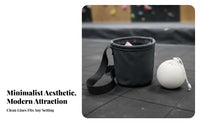 Adjustable Belt Climbing Chalk Bag Portable Rock Climbing Chalk Bag Fleece Lined Athletic Gear Lightweight for Climbers, Athletes, Weightlifters, Outdoor, Gym, Functional Fitness